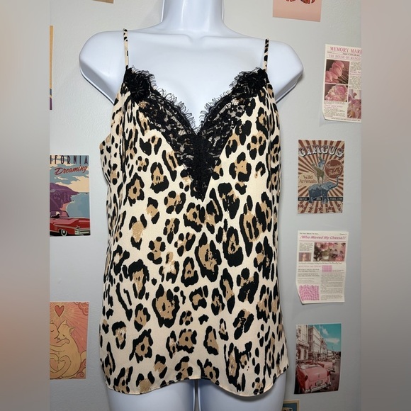 Socialite Other - Socialite Animal Print Chemise with Black Lace